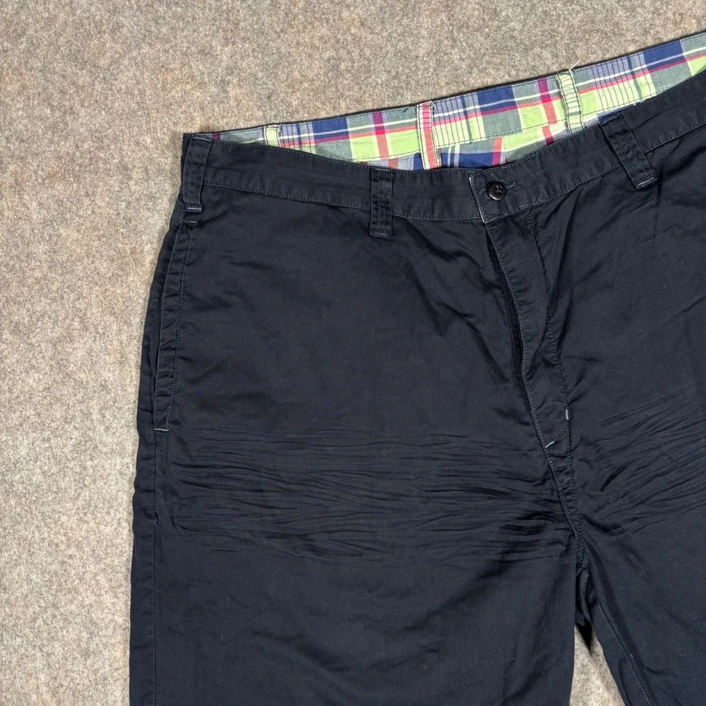 Polo Ralph Lauren Reversible Shorts Mens 40 T Madras Plaid 100% Cotton‎ Vintage
